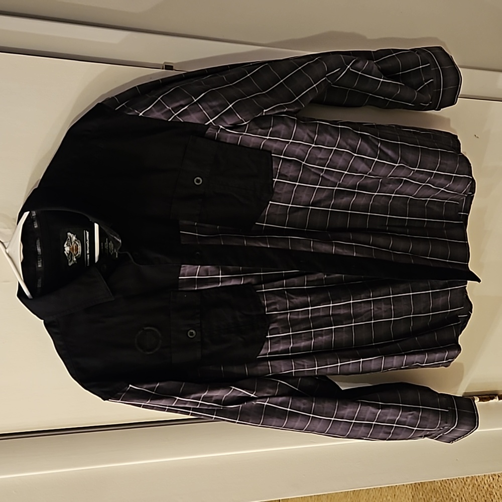 Mens Harley button up